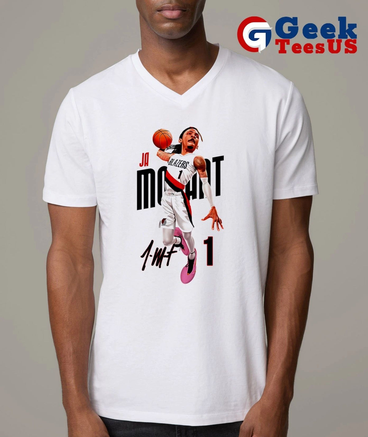 Ja Morant Portland Trail Blazers City 1 basketball signature shirt