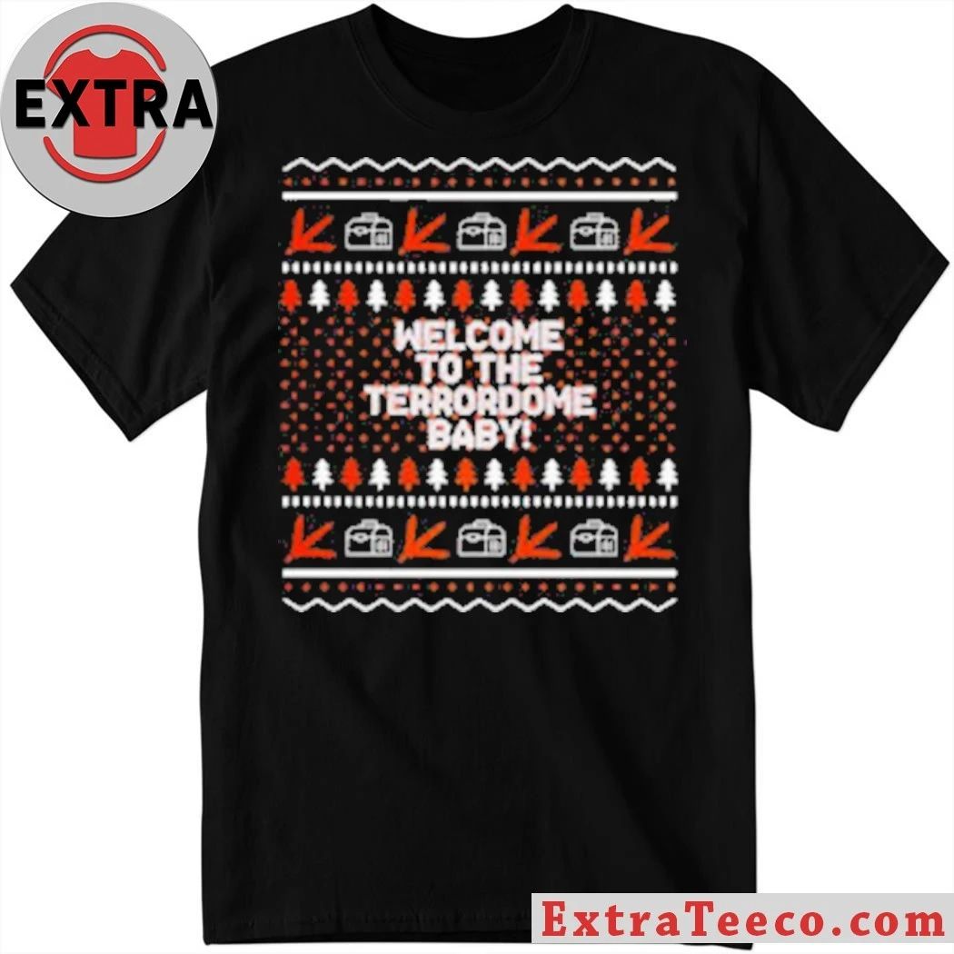Virginia Tech Hokies welcome to the Terrordome baby ugly Christmas shirt