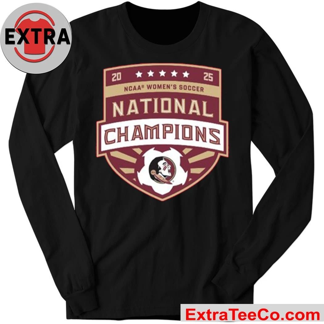 Fsu Soccer Women’s Soccer National Champions 2025 T-Shirt