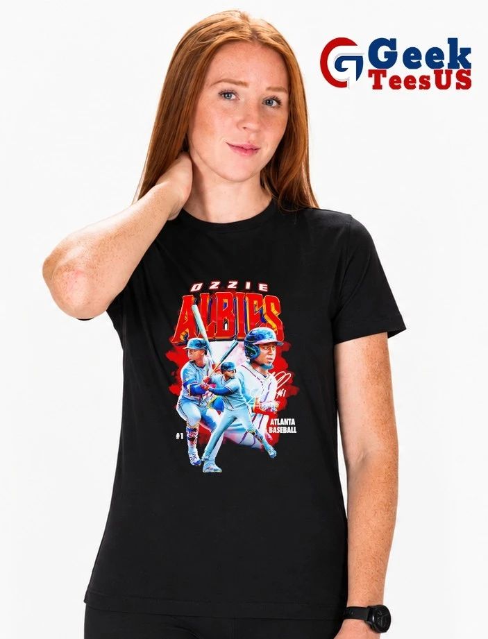 Ozzie Albies Atlanta Braves baseball 2026 signature shirt