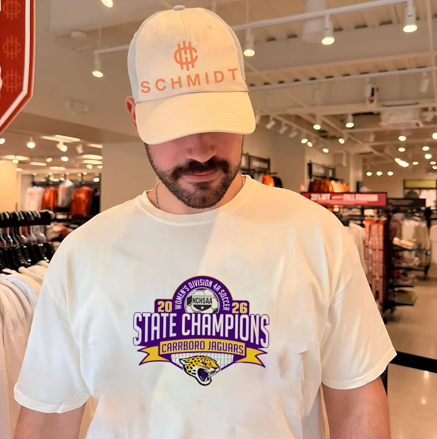 Carroro Jaguars 2026 NCHSAA Women’s Division 4A Soccer Champions shirt