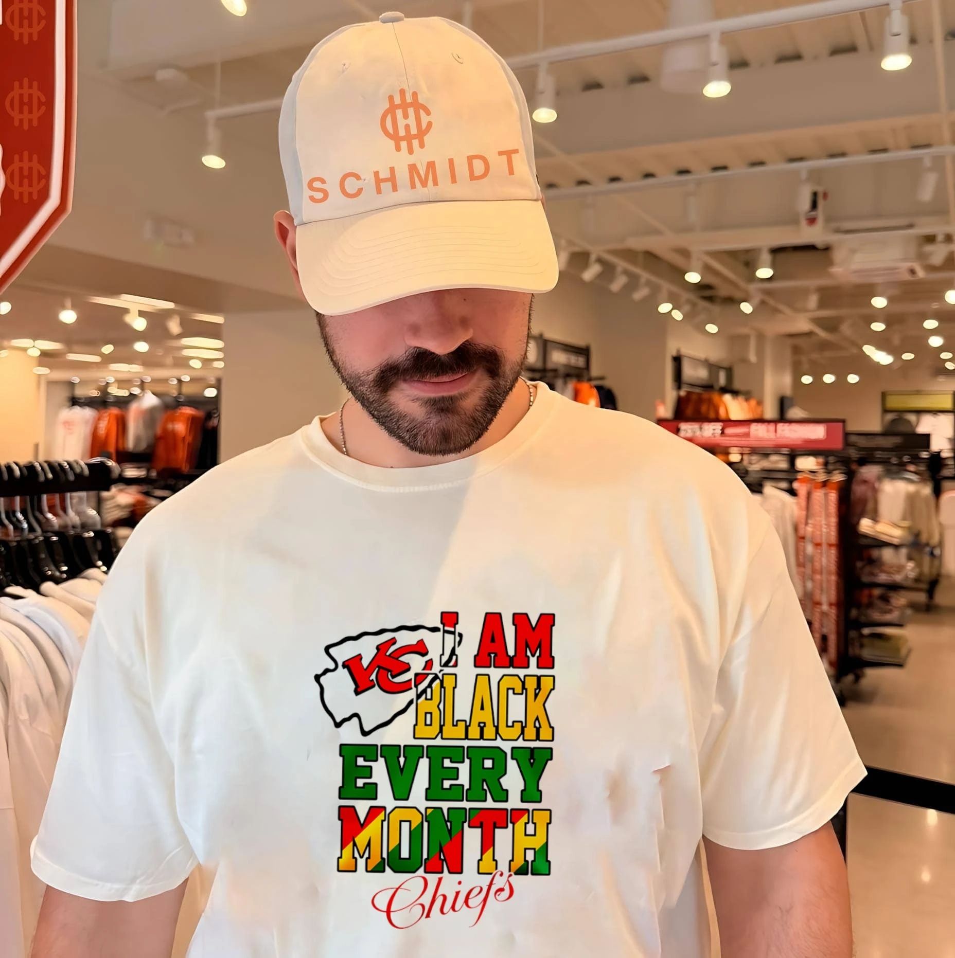 Kansas City Chiefs I am Black Every Month Juneteenth logo shirt