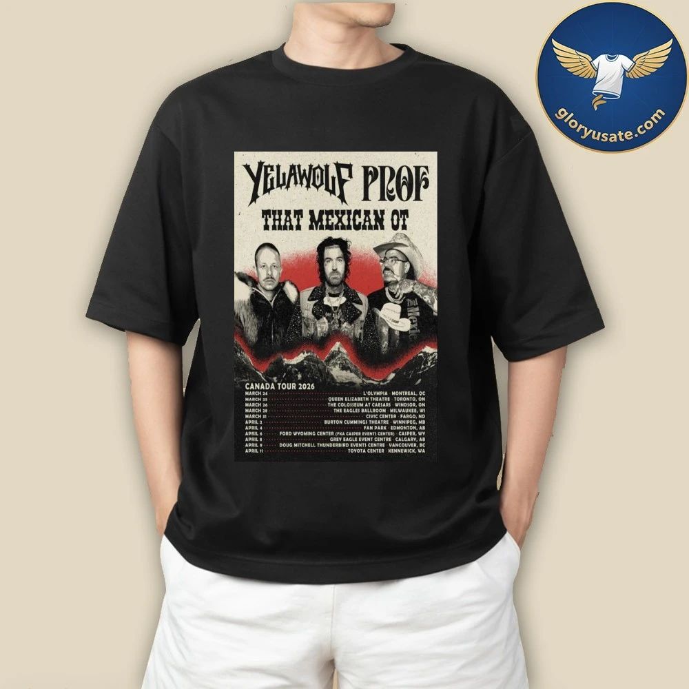 Yelawolf & Prof Canada Tour 2026 Poster Shirt