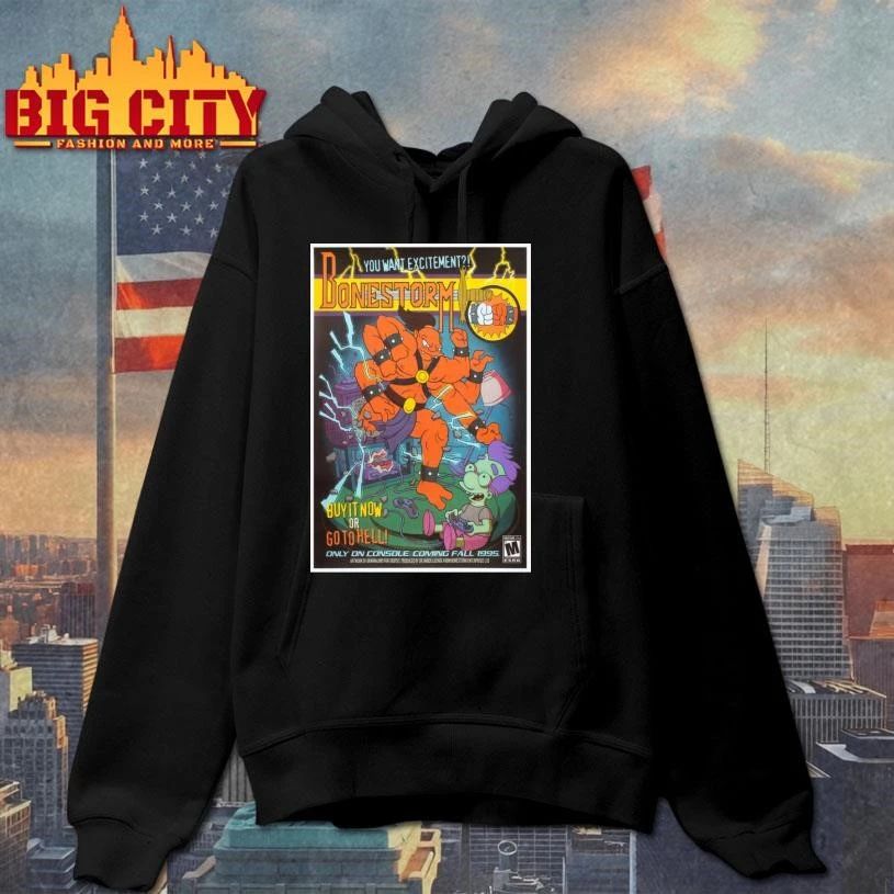 Bonestorm Buy It Now or Go to Hell! Vintagae Poster Shirt