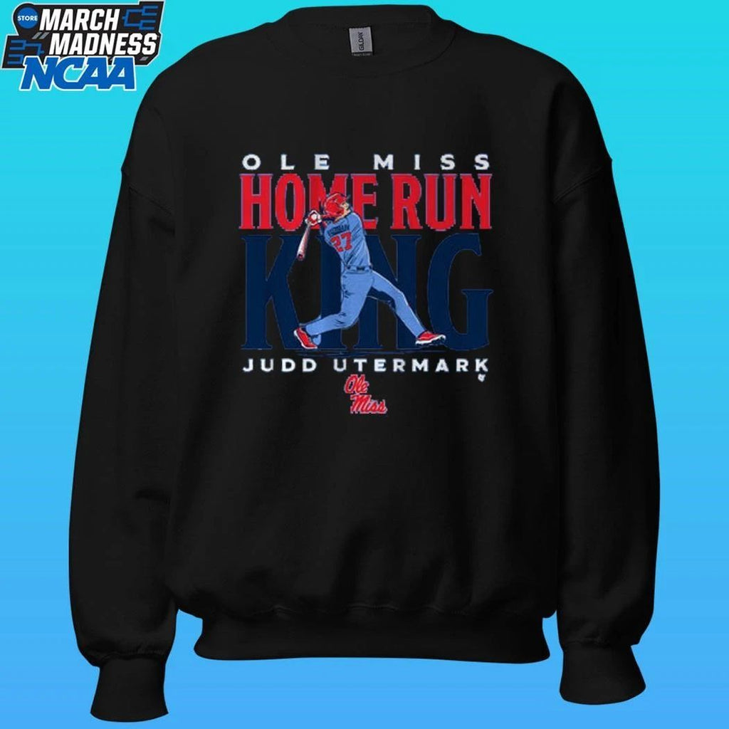 Ole Miss Baseball Judd Utermark Home Run King Shirt