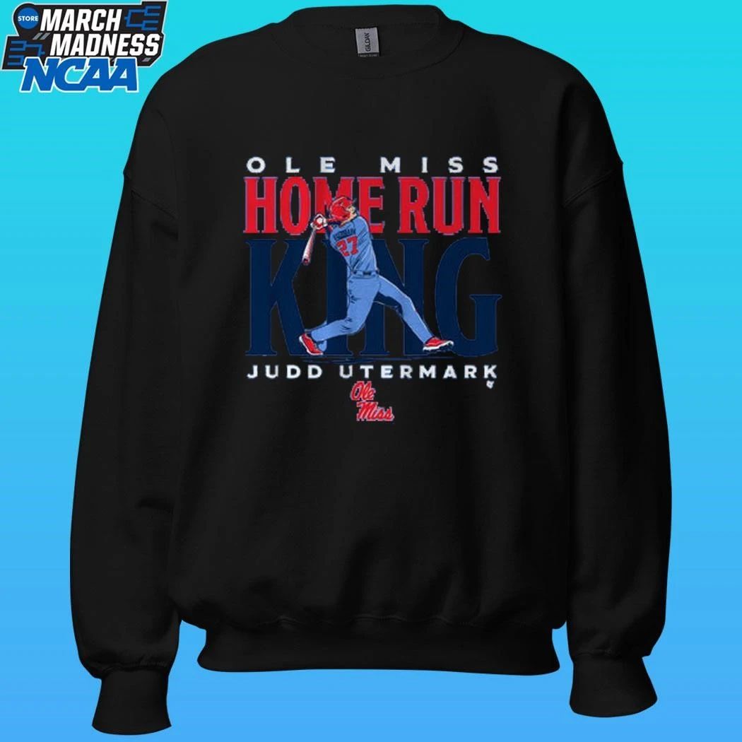 Ole Miss Baseball Judd Utermark Home Run King Shirt