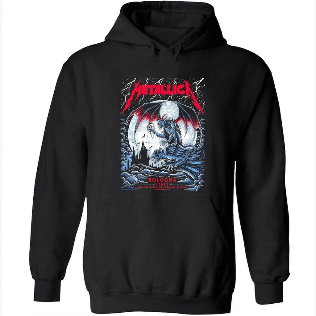 Metallica M72 Bologna Italy Shirt Stadio Renato June 3 Concert Heavy Metal T-Shirt