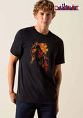 Hellsing Alucard anime character holding gun red cloak shirt