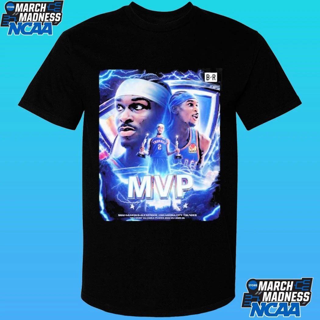 Shai Gilgeous Alexander Sga Oklahoma City Thunder 2026 Nba Back To Back Mvp Shirt