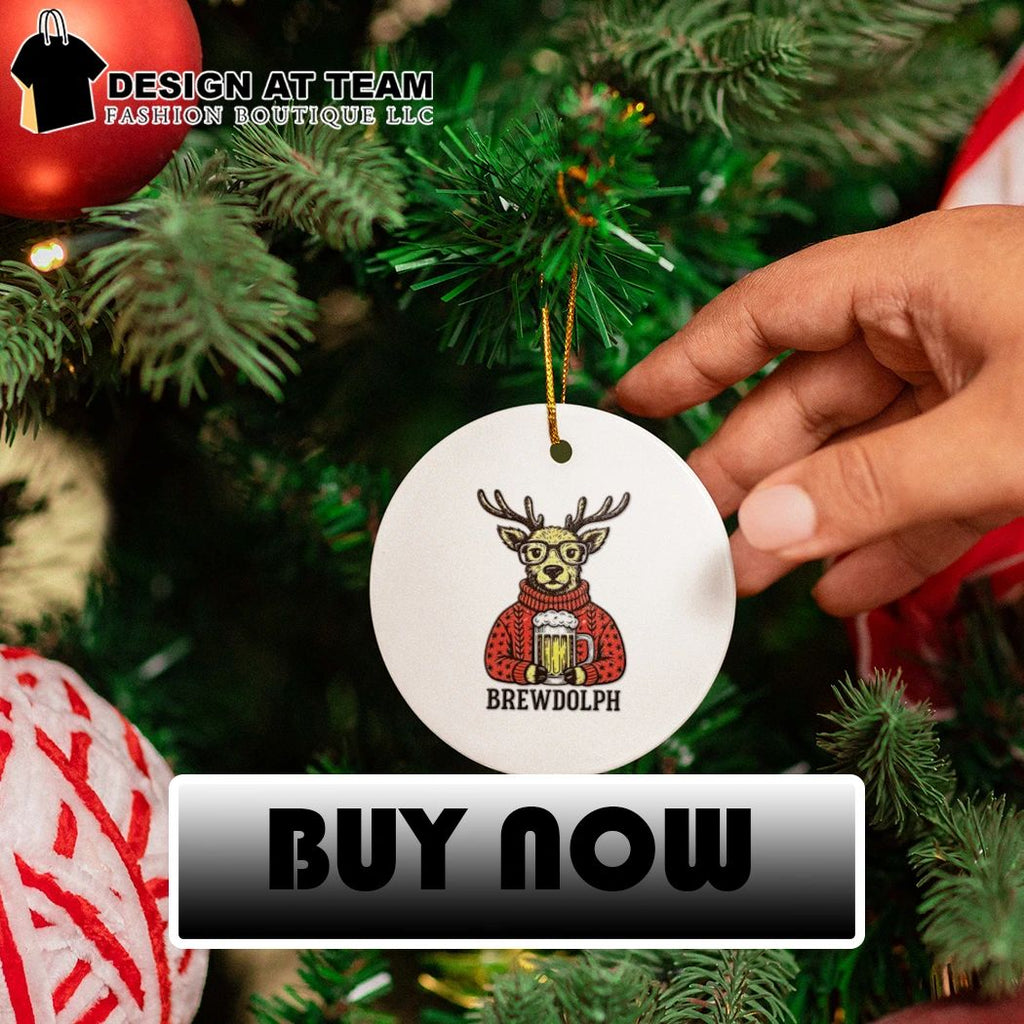 Brewdolph Christmas Beer Reindeer Meme shirt