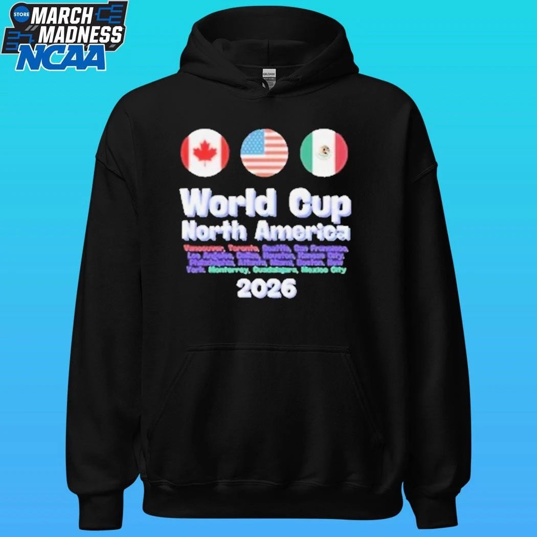World Cup North America Soccer Fan 2026 Shirt