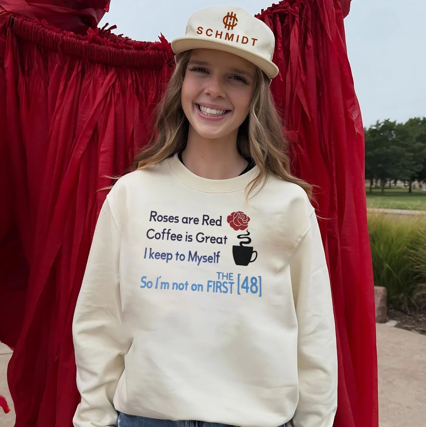 Roses are red coffee is great i keep to myself shirt