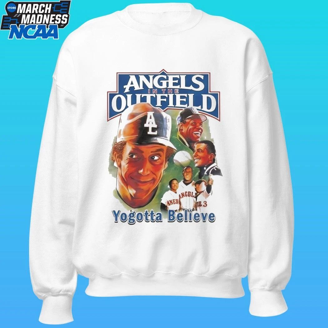 Angels In The Outfield Yogotta Believe Shirt