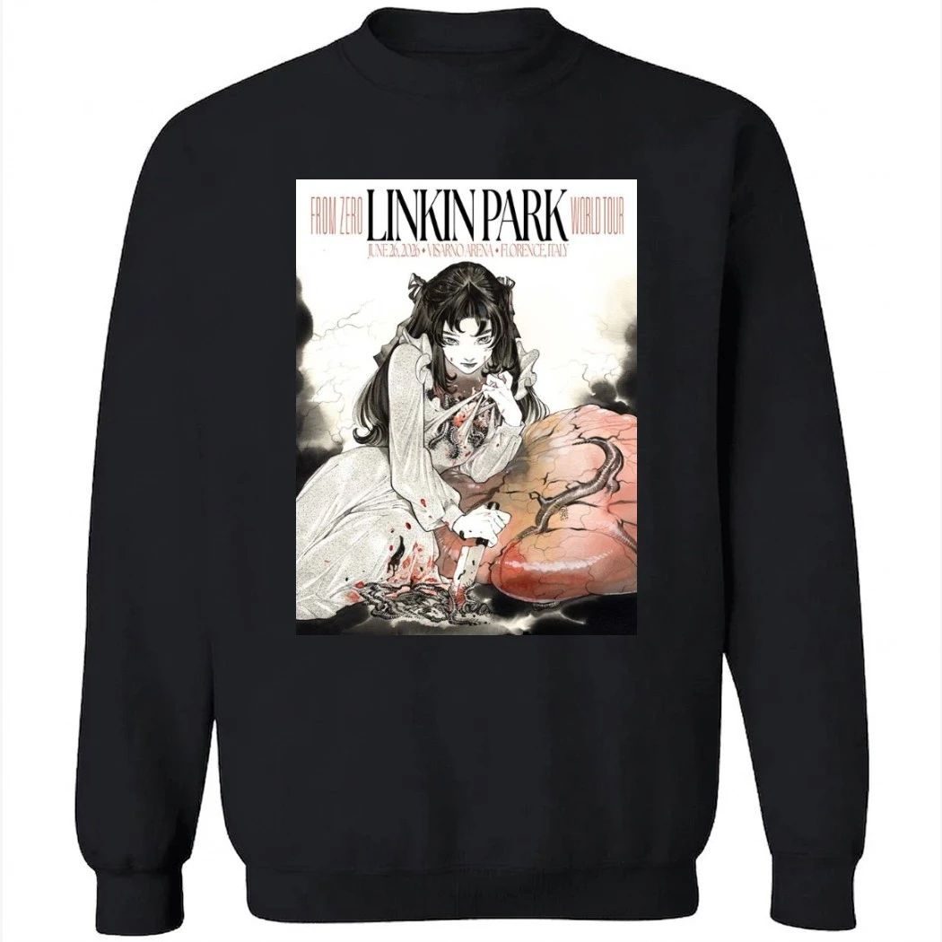 Linkin Park From Zero 2026 Tour Florence Italy Poster At Visarno On June 26 2026 Art By Peach Momoko Shirt