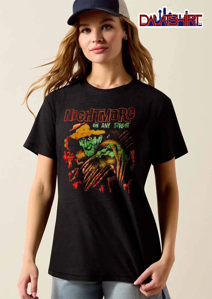 Nightmare On Any Street green monster claw hat ripped shirt
