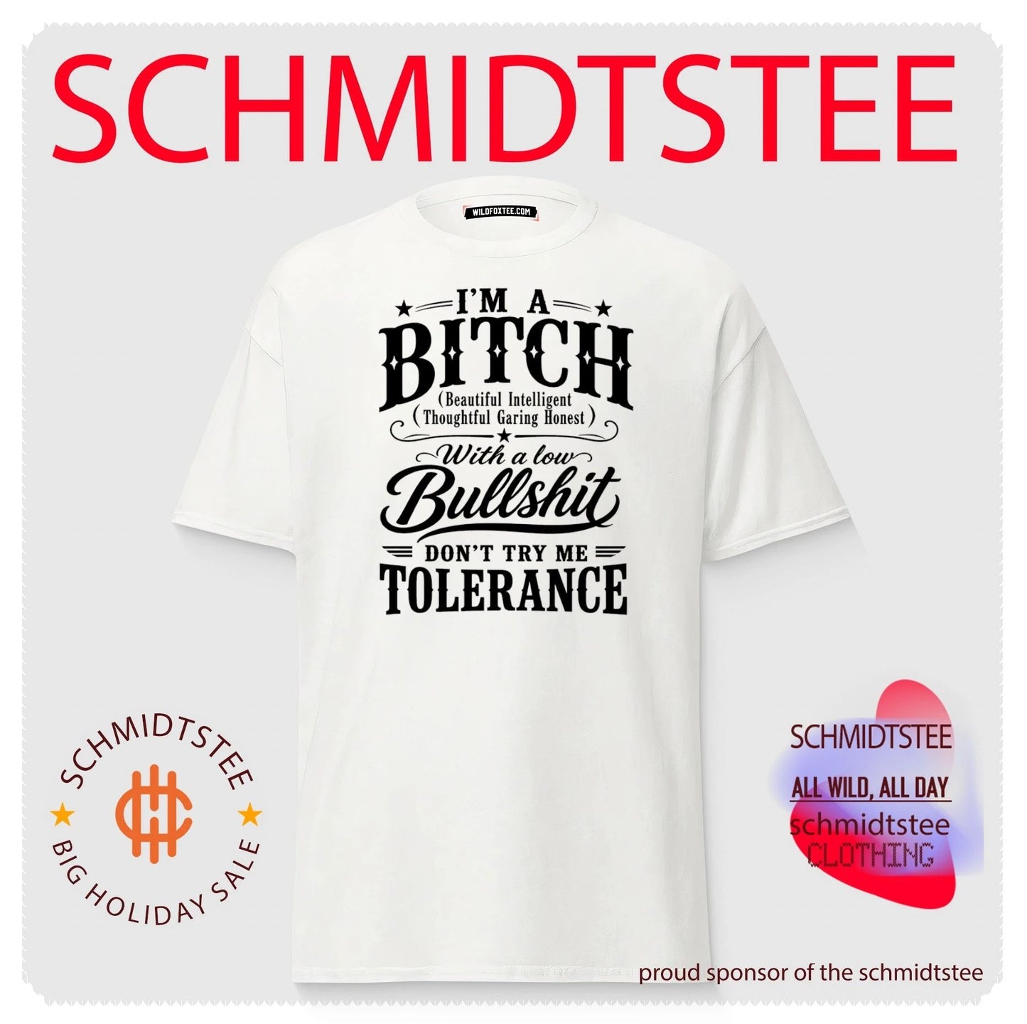 I’m a bitch beautiful intelligent thoughtful garing honest shirt
