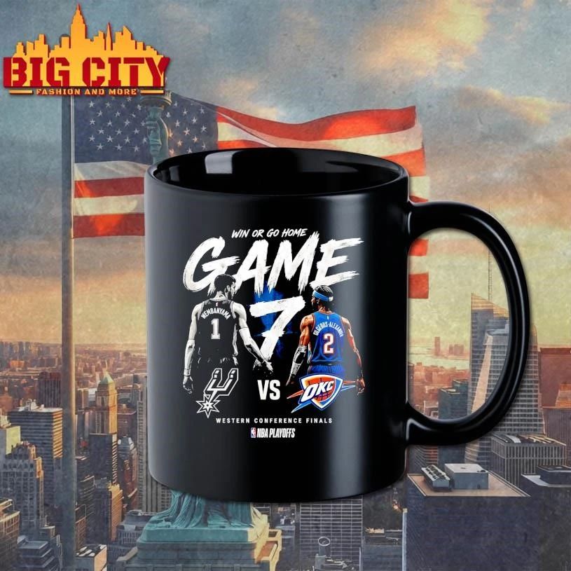 Game 7 Showdown Wemby vs SGA NBA Playoffs Conference Finals Shirt