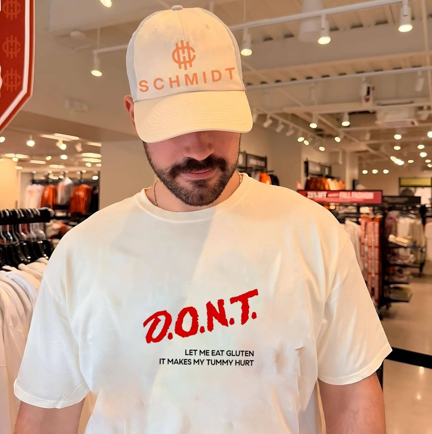 DONT let me eat gluten it makes my tummy hurt shirt