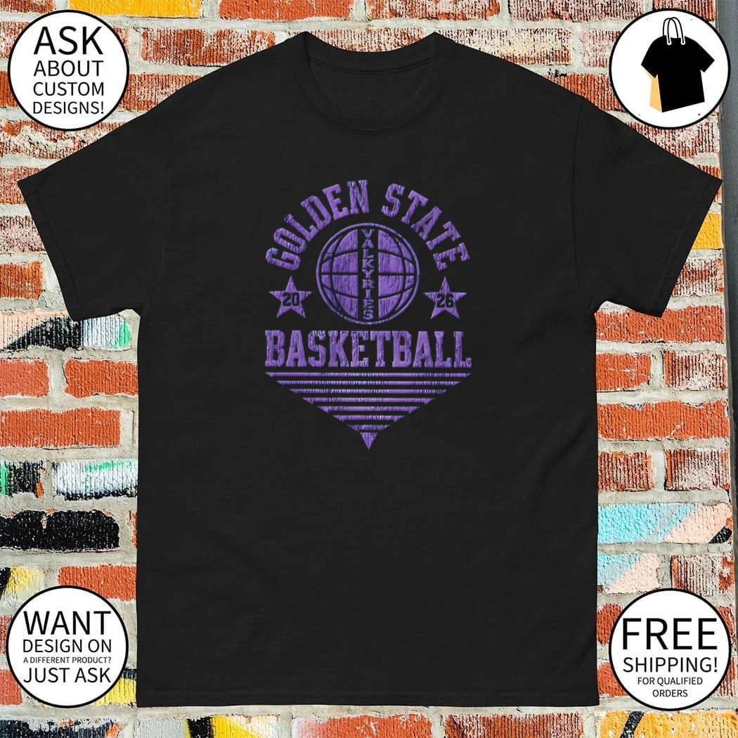 Distressed Golden State Valkyries Basketball 2026 shirt