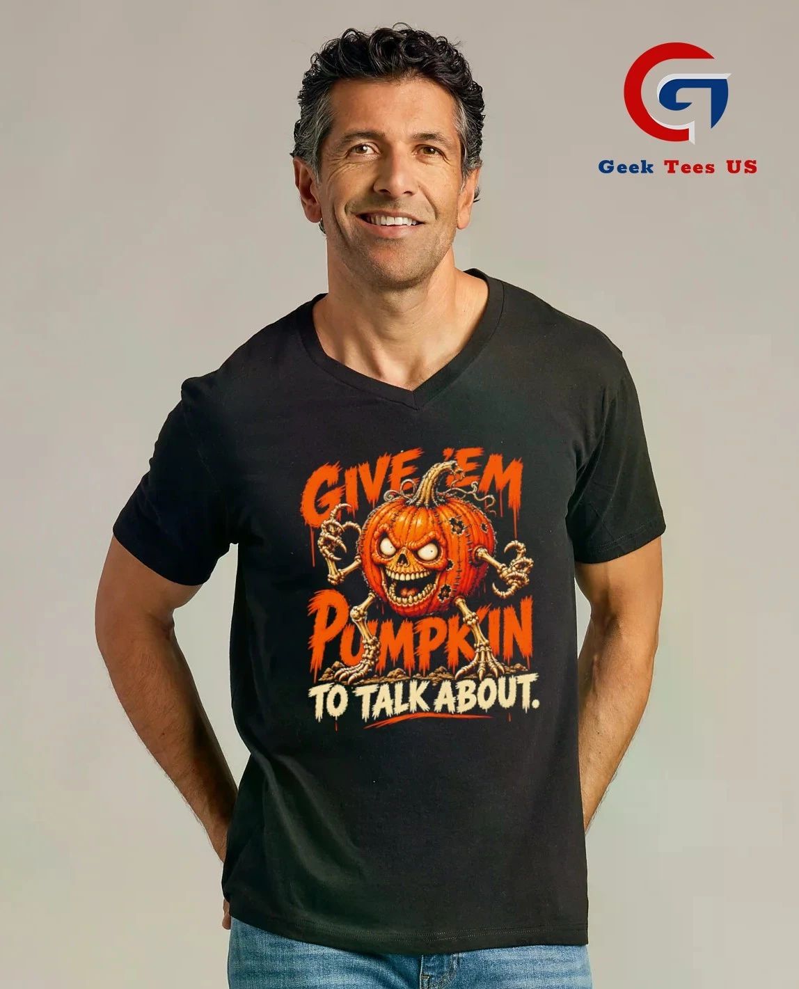 Give ’em pumpkin to talk about Halloween 2026 T-shirt