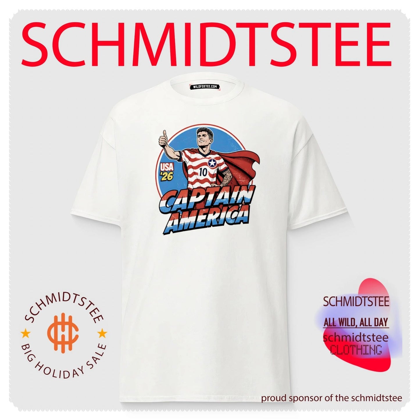 Captain America USA ’26 World Cup Fifa shirt