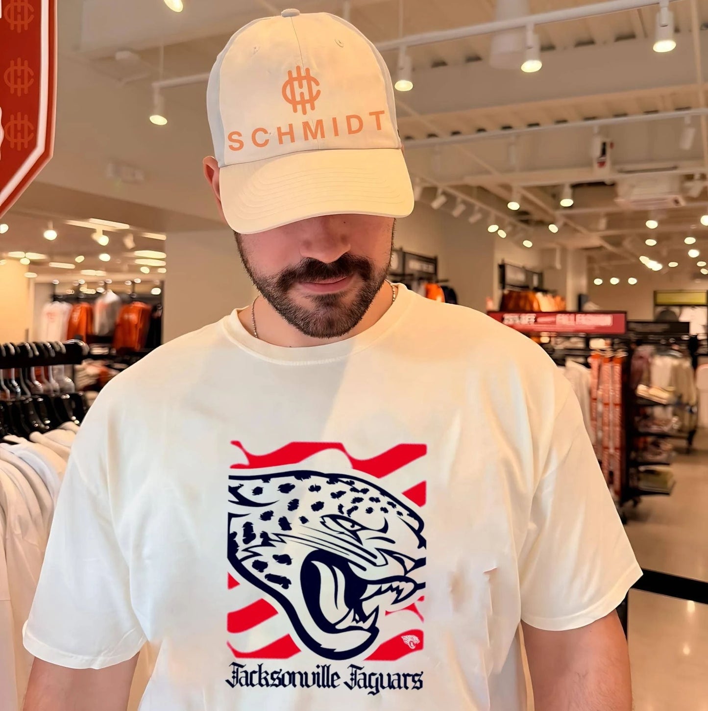 Jacksonville Jaguars American 250th Flag Heritage Wordmark shirt