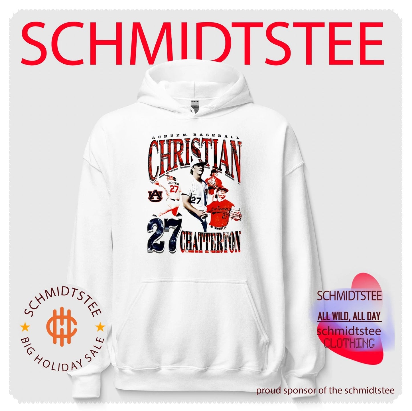 Auburn Baseball Christian Chatterton number 27 shirt