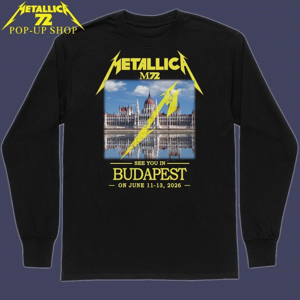 Metallica M72 See You In Budapest On June 11-13, 2026 T-Shirt