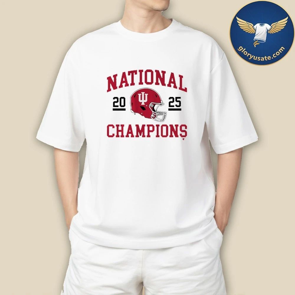 Indiana Football 2025 CFP National Champions Helmet Shirt