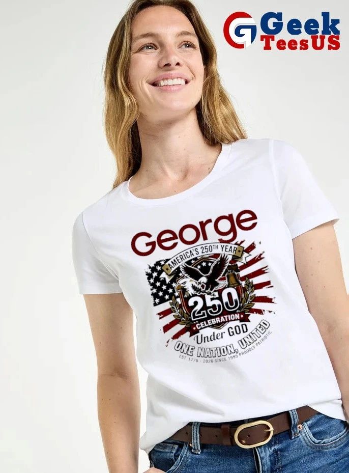 George America’s 250th Year Celebration One Nation United Under God shirt