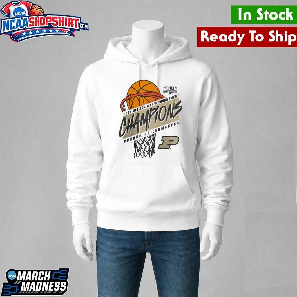 Purdue Boilermakers 2026 Big Ten Men’s Basketball Tournament Champions Shirt