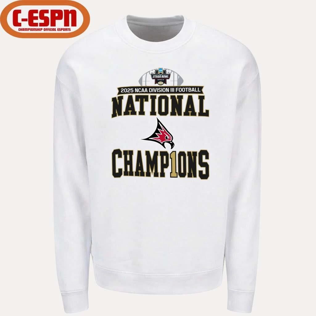 UW-River Falls 2025 NCAA DIII Football National Champions T-Shirt
