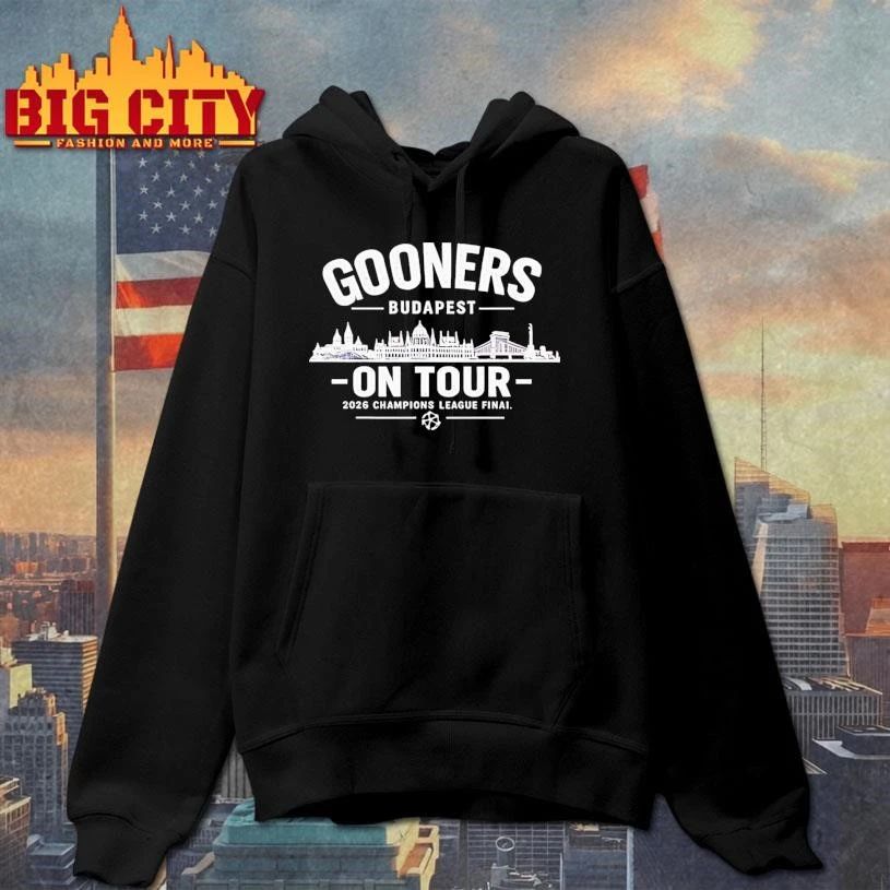 Arsenal Champions League Final Gooners Budapest 2026 Shirt
