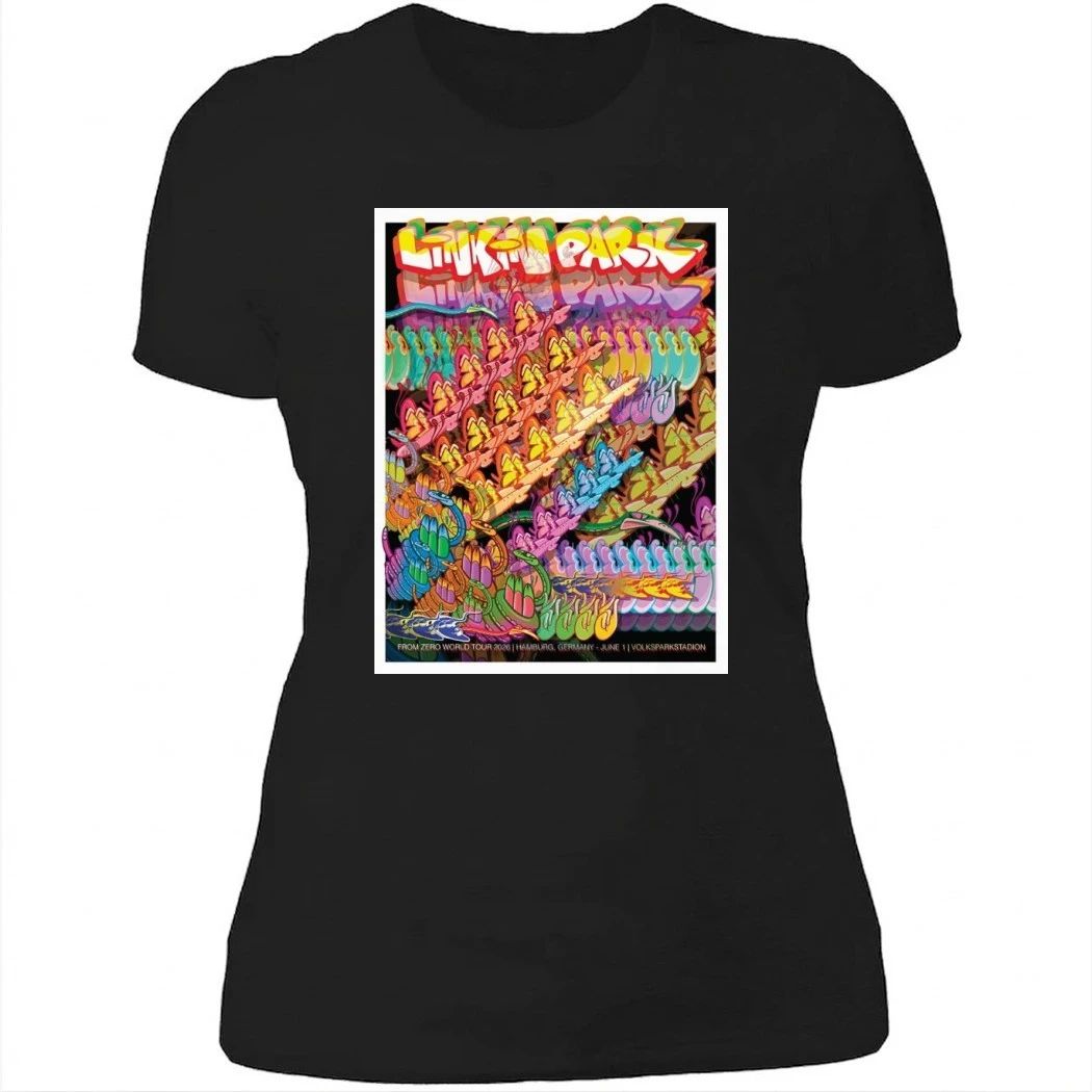 Linkin Park From Zero 2026 Tour Hamburg Germany Night 1 Poster At Volksparkstadion On June 1 2026 Shirt