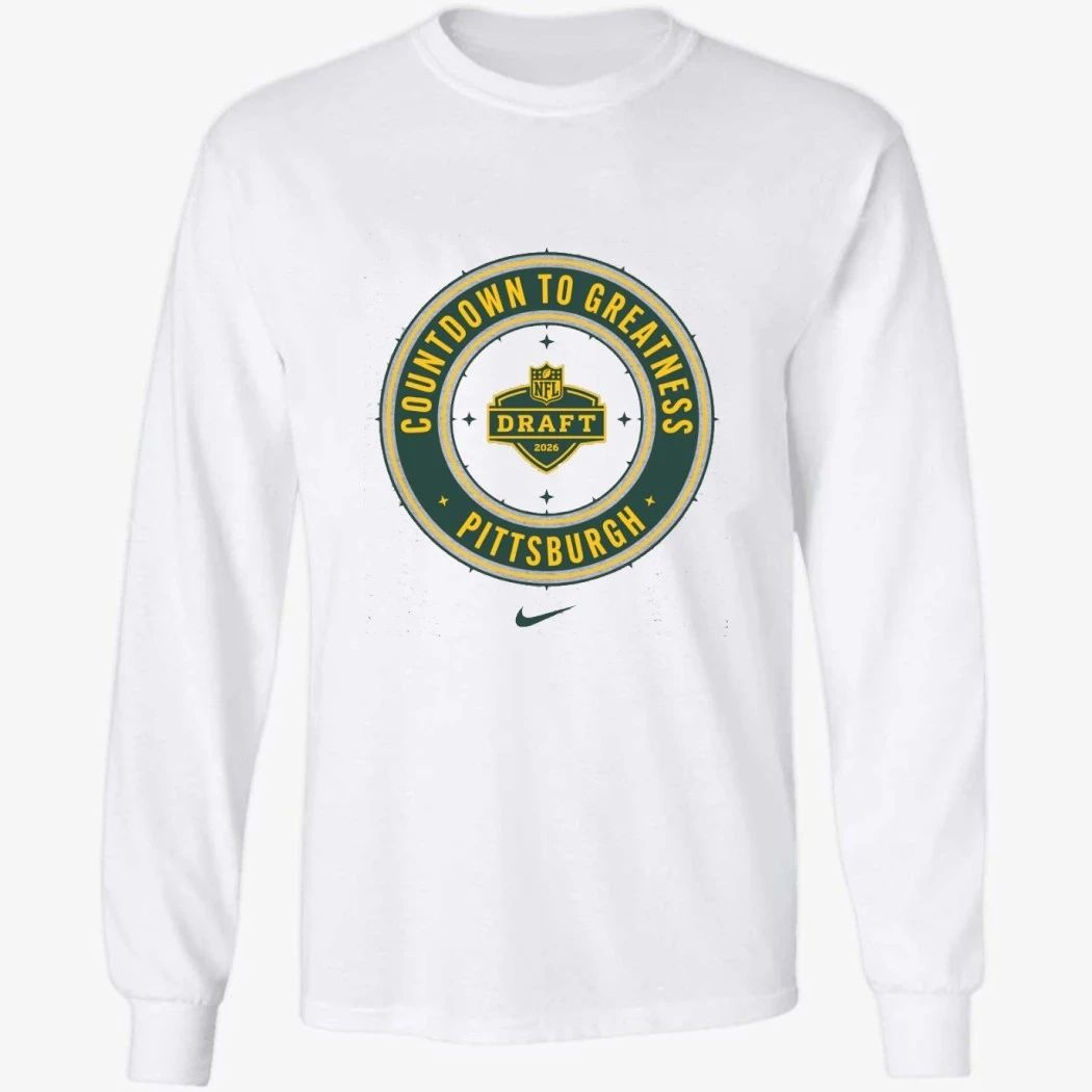 Countdown To Greatness – Pittsburgh NFL Draft 2026 Fan Shirt