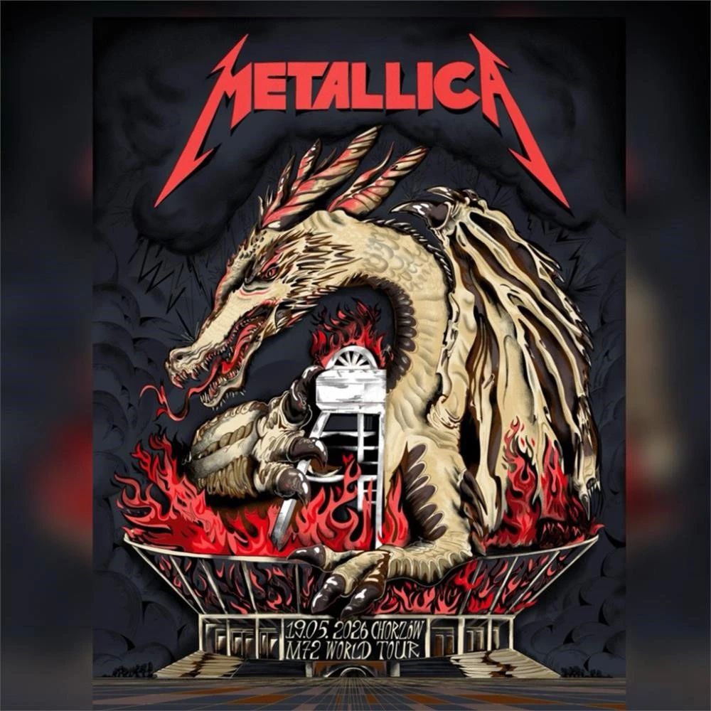 Metallica M72 Chorzów Poster Art by Banachkarol Pop-Up Shop