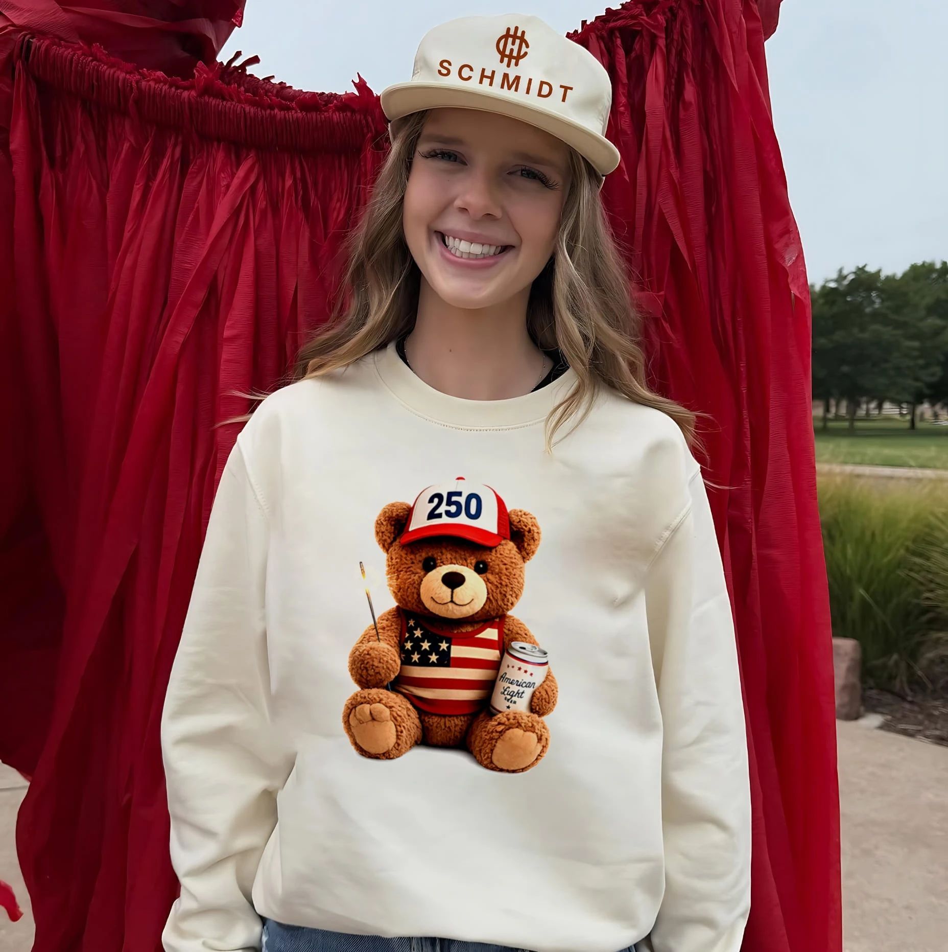 American bear ready to celebrate 250 years of the USA shirt