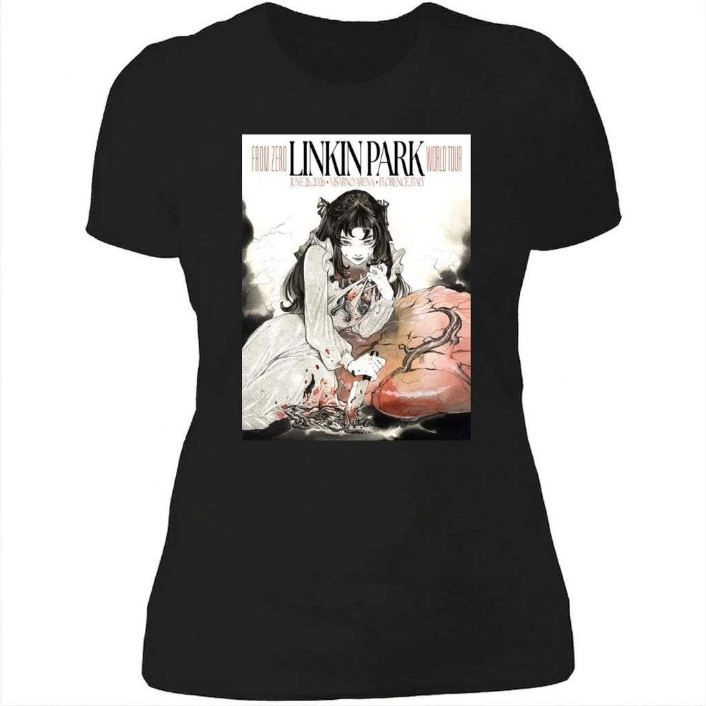 Linkin Park From Zero 2026 Tour Florence Italy Poster At Visarno On June 26 2026 Art By Peach Momoko Shirt