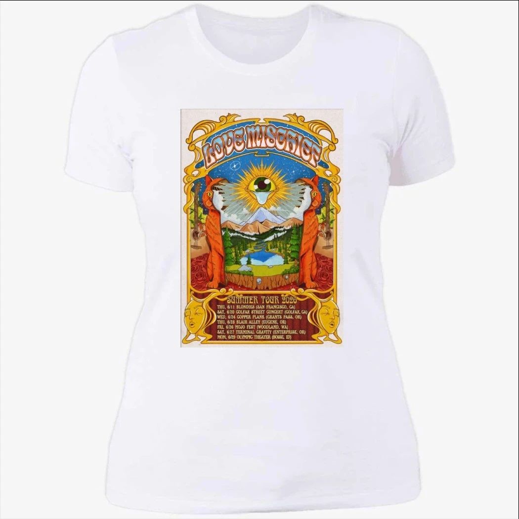 Love Mischief 2026 Summer Shows Poster Shirt