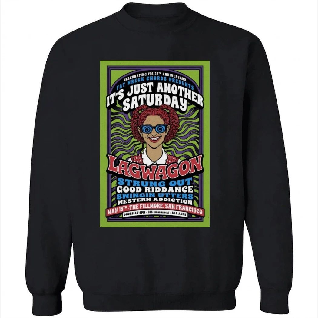 Lagwagon San Francisco, CA May 16 2026 Tour Shirt