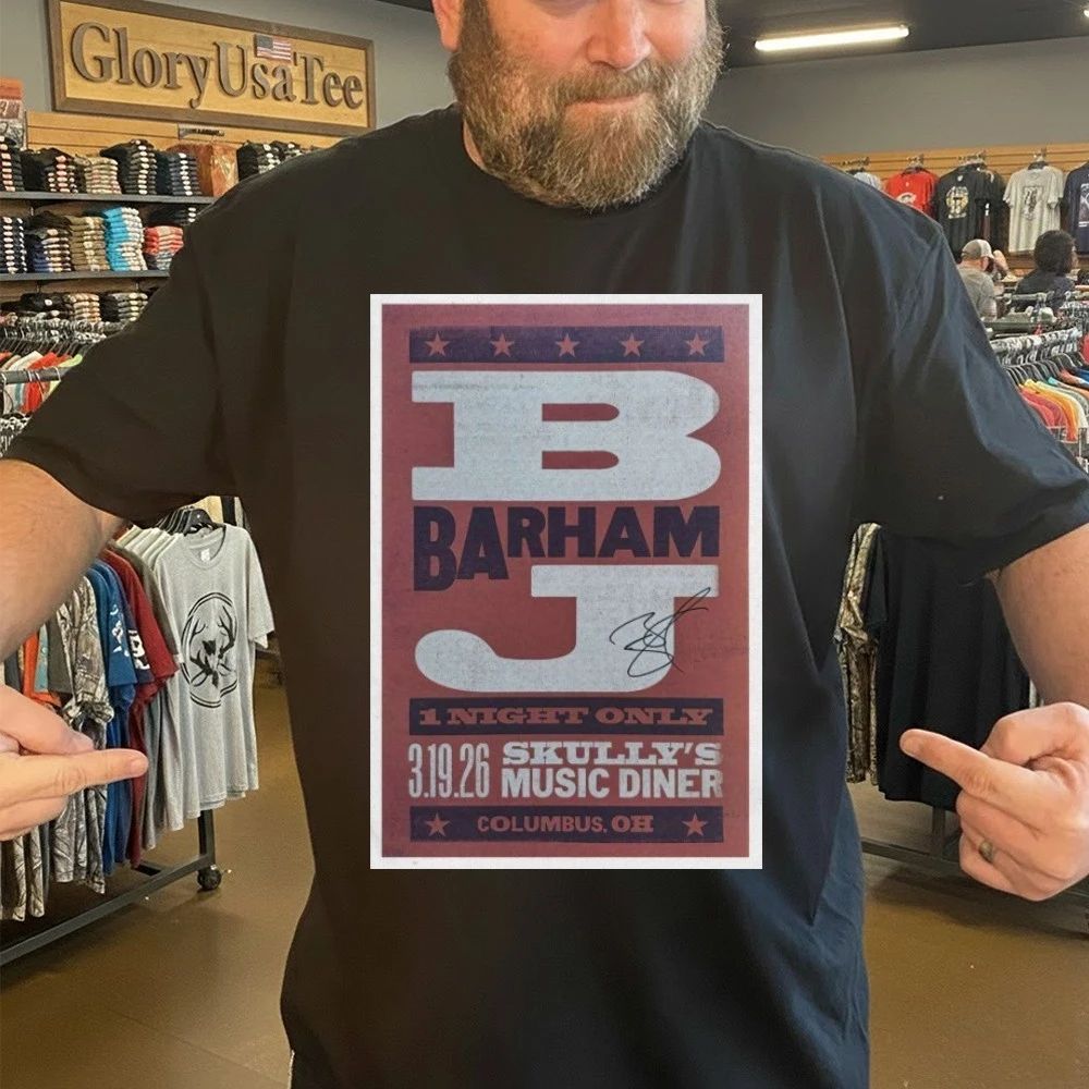 BJ Barham Columbus Skully’s Music Diner 03.19.2026 Poster Shirt