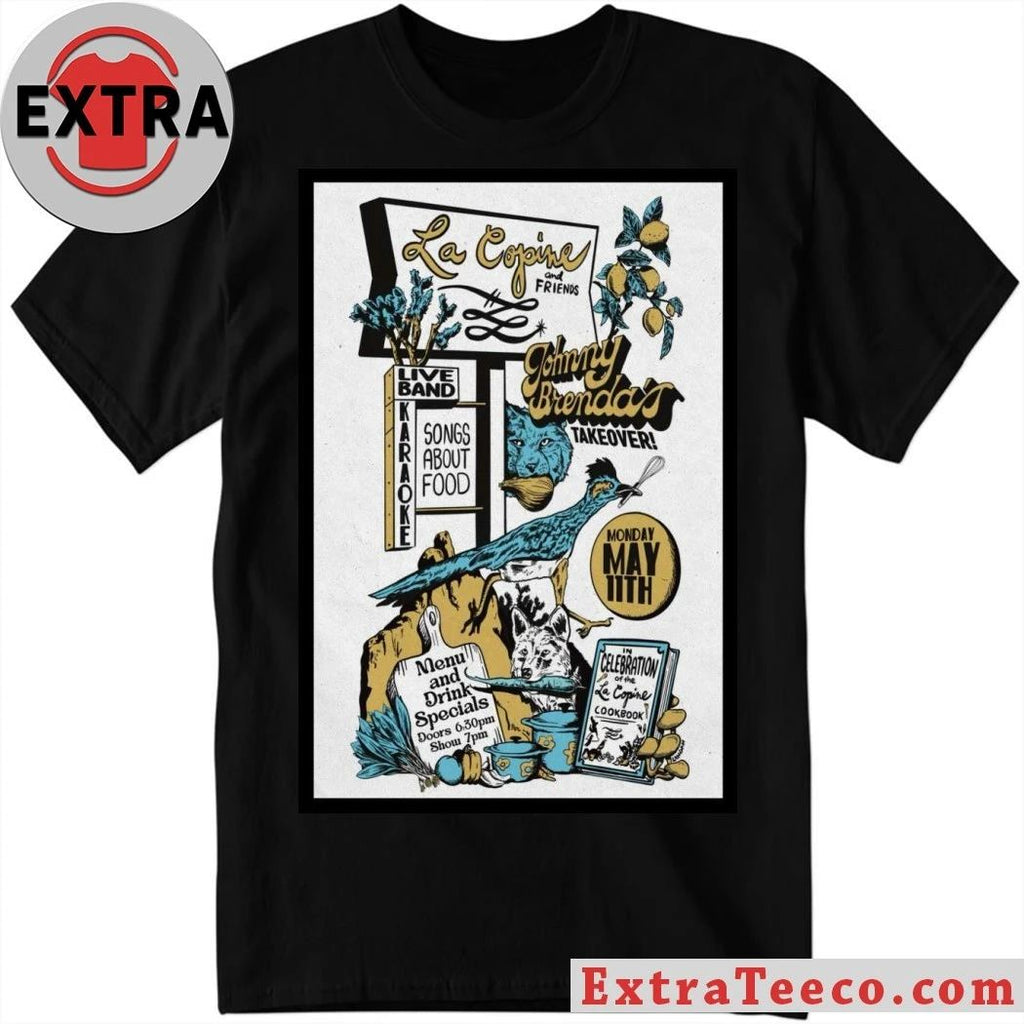 La Copine and Friends May 11, 2026 Johnny Brenda’s, Philadelphia, PA Poster Shirt