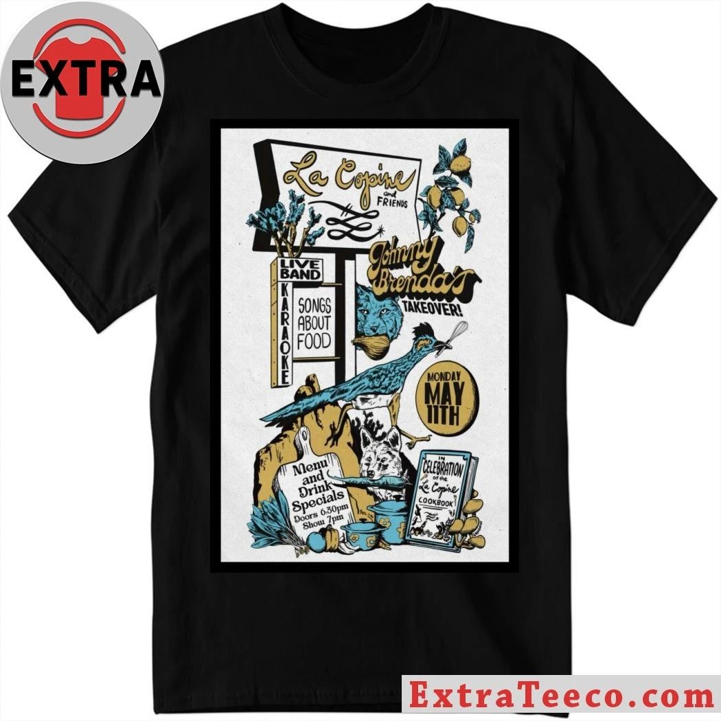 La Copine and Friends May 11, 2026 Johnny Brenda’s, Philadelphia, PA Poster Shirt