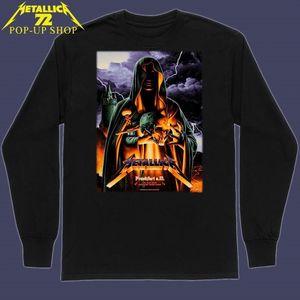 Metallica M72 Frankfurt 2026 Pop-Up Shop Art by Max Löffler T-Shirt