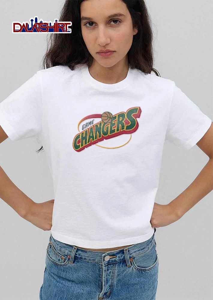Game Changers basketball graphic logo design shirt