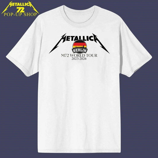 Metallica M72 Berlin Germany 2023 2026 World Tour T-Shirt