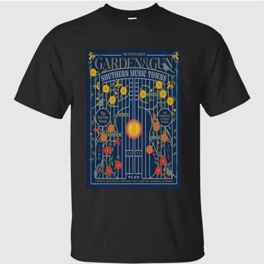 Garden And Gun Southern Music Towns June-July 2026 Tour Poster Shirt