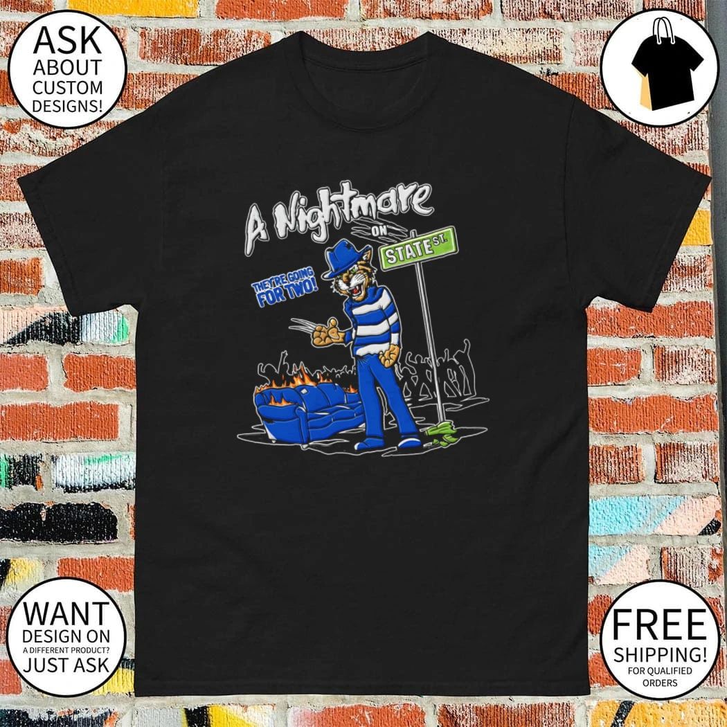 A Nightmare On State Street They’re Going For Two Kentucky Wildcats shirt