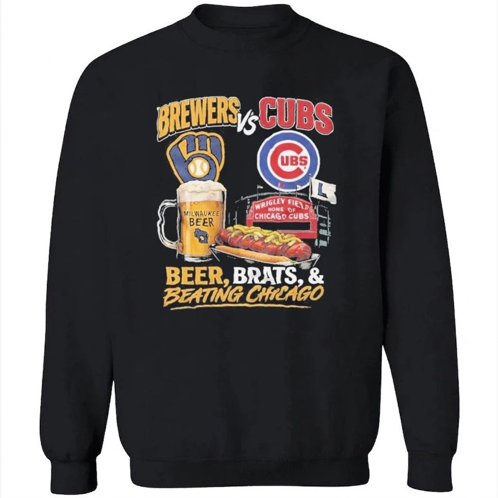 Milwaukee Brewers Chicago Cubs Wrigley Field Baseball Shirt