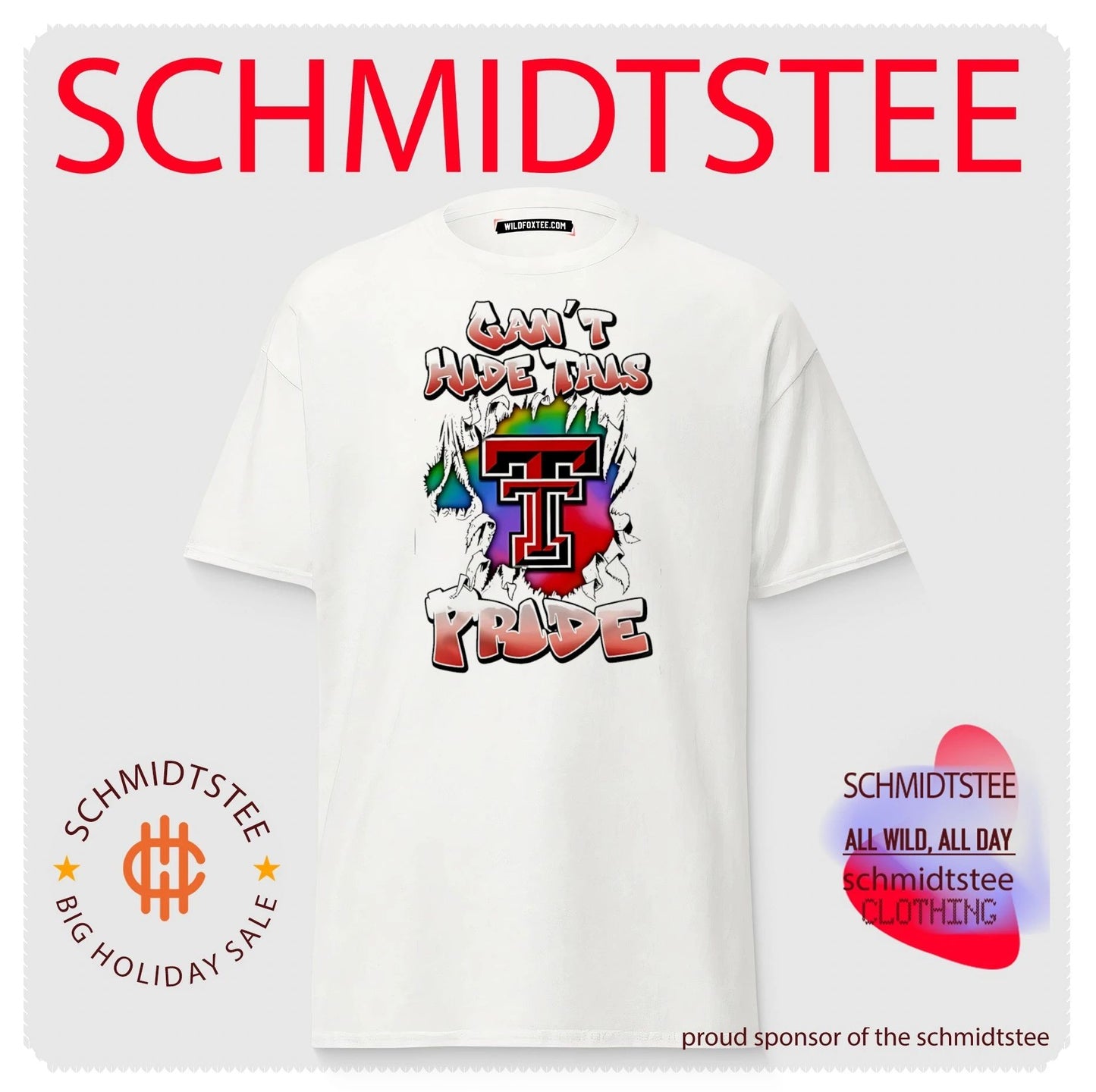 Texas Tech Red Raiders can’t hide this pride logo shirt